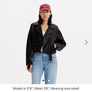 Levi’s Leather Jacket - Oversized Small